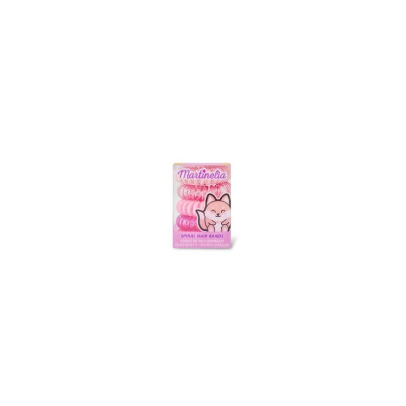 MARTINELIA SPIRAL HAIR TIES - ASSORTED- Rose MARTINELIA SPIRAL HAIR TIES - ASSORTED- Rose