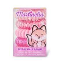MARTINELIA SPIRAL HAIR TIES - ASSORTED- Rose