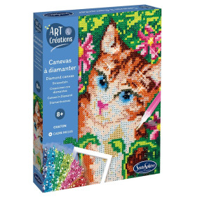 ART & CRÉATIONS - CANEVAS A DIAMANTER - CHATON