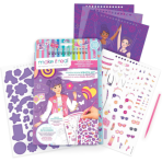 Loisirs créatifs pour enfants - Fashion Design Scratch Art: Groovy Vibes - Livraison rapide Tunisie