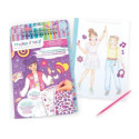 Loisirs créatifs pour enfants - Fashion Design Scratch Art: Groovy Vibes - Livraison rapide Tunisie
