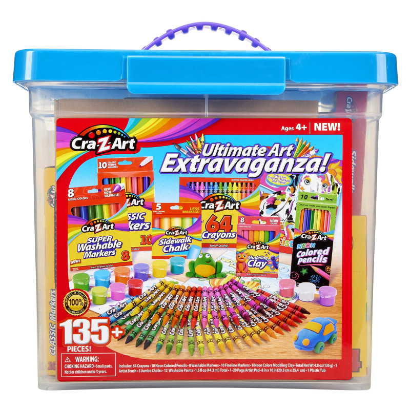 Pot Cra-Z-Art Ultimate Art Extravaganza (135 pièces) Pot Cra-Z-Art Ultimate Art Extravaganza (135 pièces)
