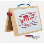 Loisirs créatifs pour enfants - Two-Sided Tabletop Wooden Easel - 19 pcs - Livraison rapide Tunisie