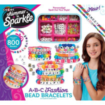 Shimmer 'N Sparkle ABC Fashion Bead Bracelets