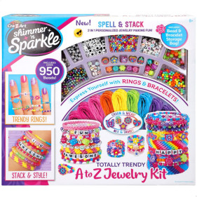Shimmer 'N Sparkle Totally Trendy A-Z Jewelry Kit
