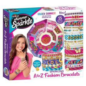 Shimmer 'n Sparkle Sparkling A-Z Fashion Bracelets