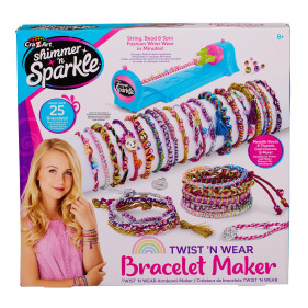Shimmer 'n Sparkle Twist & Wear Fashion Neon Bracelet Maker