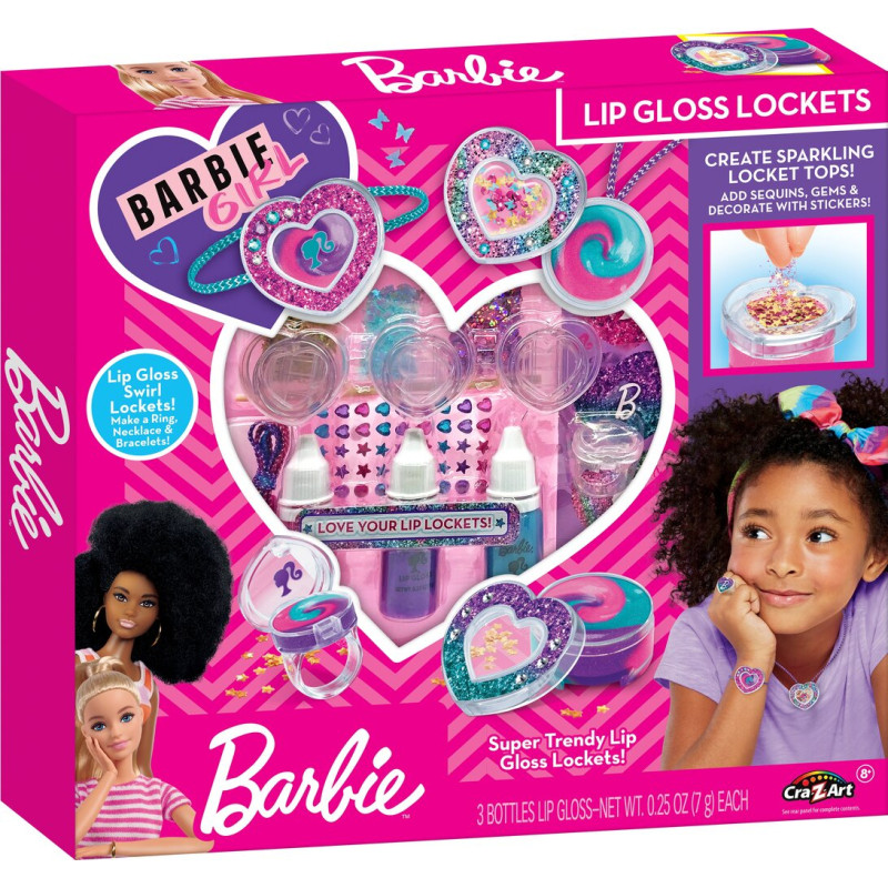 Barbie Sparkling Lip Gloss Lockets Barbie Sparkling Lip Gloss Lockets