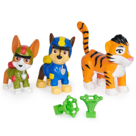 PACK DE 3 FIGURINES JUNGLE PUPS La Pat' Patrouille