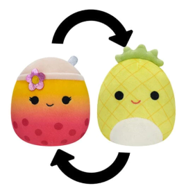 SQK - Little Plush (5" Squishmallows) (Bubble Tea to Pineapple - Flipamallows)