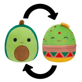 SQK - Little Plush (5" Squishmallows) (Guacamole to Avocado - Flipamallow)