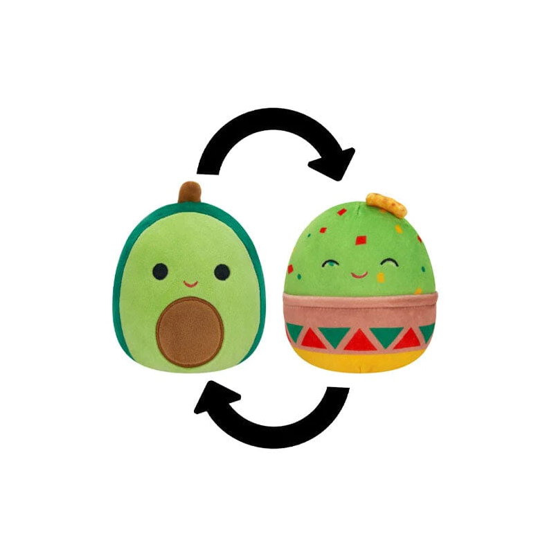 SQK - Little Plush (5" Squishmallows) (Guacamole to Avocado - Flipamallow) SQK - Little Plush (5" Squishmallows) (Guacamole to Avocado - Flipamallow)