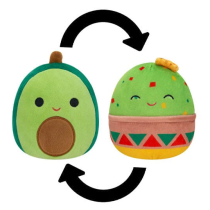SQK - Little Plush (5" Squishmallows) (Guacamole to Avocado - Flipamallow)