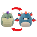 Jeux d'imagination pour enfants - SQK - Little Plush (5" Squishmallow) (Magtus - Green Basilisk/Carin - Blue and Dragon - Fli...