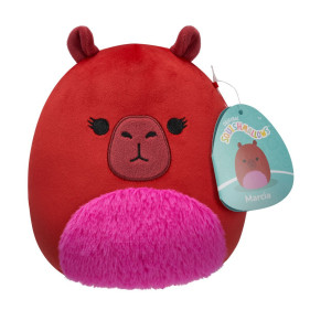 SQK - Little Plush (7.5" Squishmallows) (Maroon Capybara W/Eyelashes)