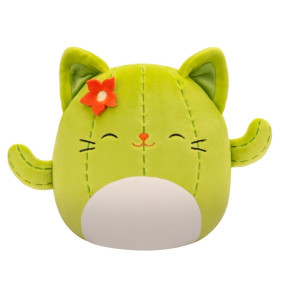 SQK - Little Plush (7.5" Squishmallows) (Green Cactus Cat W/Closed Eyes)