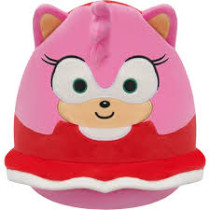 SQK- Little Plush (8" Squishmallow) (Sega - Amy Rose)