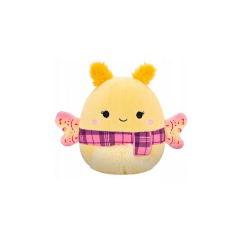 SQK - Medium Plush (12" Squishmallows) (Miry - Yellow Moth W/Pink Plaid Scarf) SQK - Medium Plush (12" Squishmallows) (Miry - Yellow Moth W/Pink Plaid Scarf)