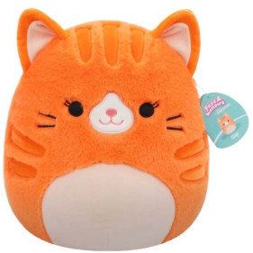 SQK - Medium Plush (12" Squishmallows) (Gigi - Orange Tabby Cat - Fuzzamallows)