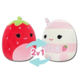 SQK - Little Plush (5" Squishmallows) (Strawberry to Strawberry Milk - Flipamallows)