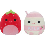 Jeux d'imagination pour enfants - SQK - Little Plush (5" Squishmallows) (Strawberry to Strawberry Milk - Flipamallows) - Livr...