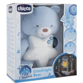 Goodnight Bear light blue