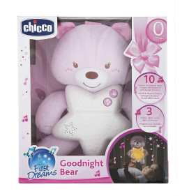 Goodnight Bear pink