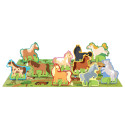 Puzzles pour enfants - Q-Box Le monde des poneys - Livraison rapide Tunisie
