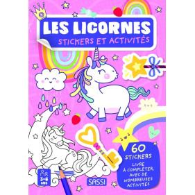 Stickers et activités - Les licornes