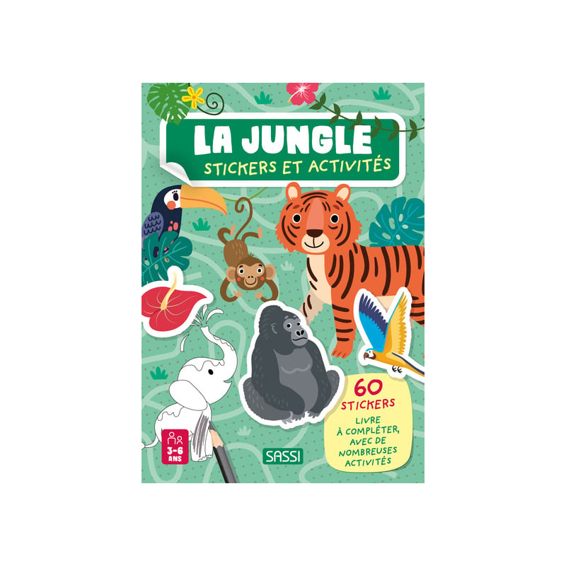 Stickers et activités - La jungle