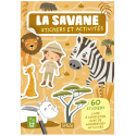 Livres pour enfants - Stickers et activités - La savane - Livraison rapide Tunisie