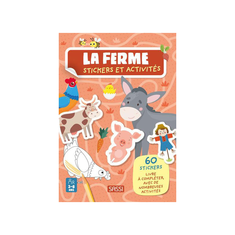 Stickers et activités - La ferme