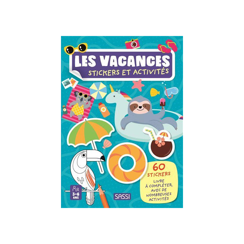 Stickers et activités - Les vacances