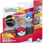 Jeux d'imagination pour enfants - Clip 'N' Go Poke Ball Belt - Charmander - Livraison rapide Tunisie