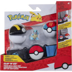 Jeux d'imagination pour enfants - Clip 'N' Go Poke Ball Belt - Squirtle - Livraison rapide Tunisie