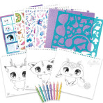 Loisirs créatifs pour enfants - Carnet de croquis créatif - Folie Animoulous - Livraison rapide Tunisie