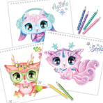 Loisirs créatifs pour enfants - Carnet de croquis créatif - Folie Animoulous - Livraison rapide Tunisie