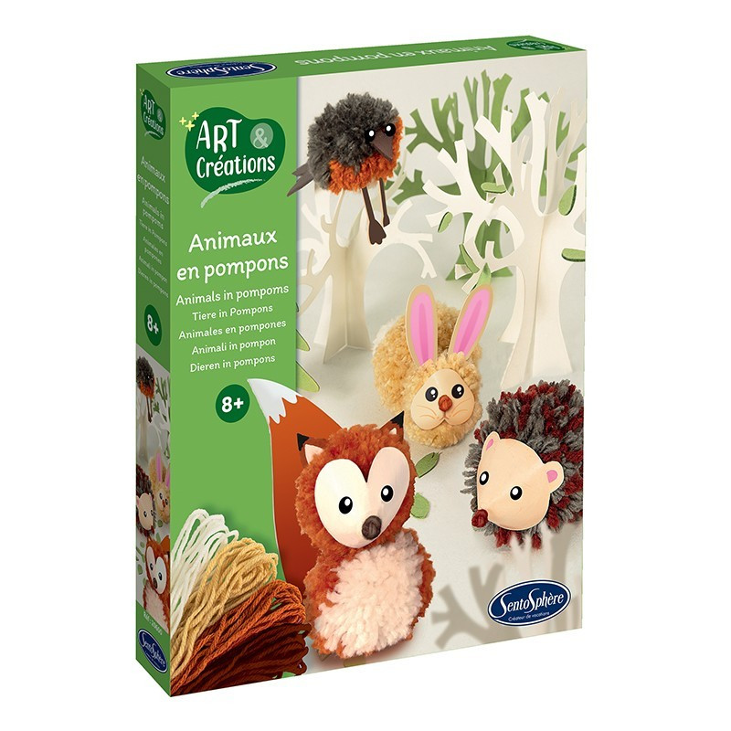 ART & CREATIONS - ANIMAUX EN POMPONS