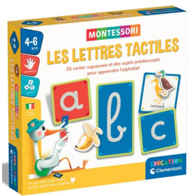 Montessori - Les lettres tactiles