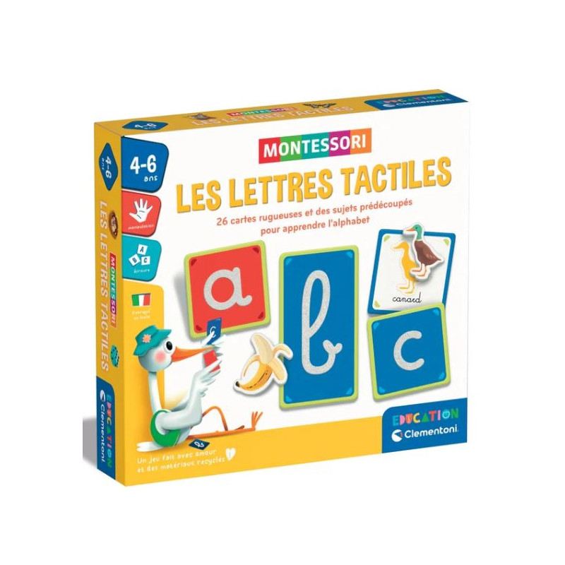 Montessori - Les lettres tactiles