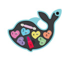 Loisirs créatifs pour enfants - Crazy Chic - Palette de maquillage Dauphin - Livraison rapide Tunisie