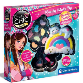 Crazy Chic - PALETTE DE MAQUILLAGE CHAT - ARC EN CIEL
