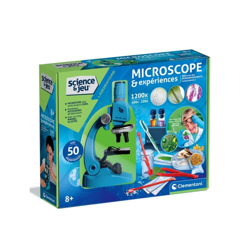 Science & Jeu Laboratoire : Coffret Microscope & expériences