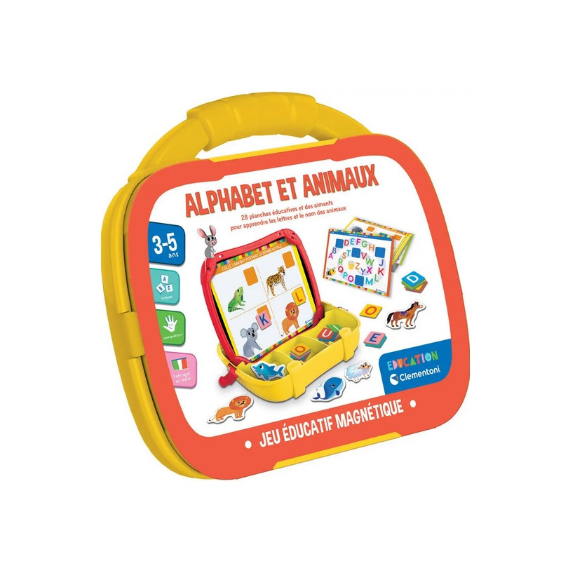 MALLETTE LETTRES ET ANIMAUX MAGNETIQUES