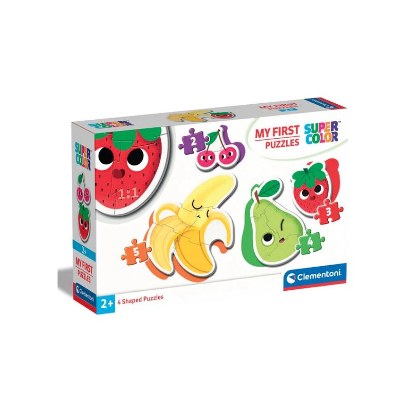 Mon premier puzzle 2 à 5 pièces fruits