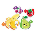 Puzzles pour enfants - Mon premier puzzle 2 à 5 pièces fruits - Livraison rapide Tunisie