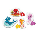 Puzzles pour enfants - Mon premier puzzle 2 à 5 pièces vie marine - Livraison rapide Tunisie