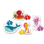 Puzzles pour enfants - Mon premier puzzle 2 à 5 pièces vie marine - Livraison rapide Tunisie