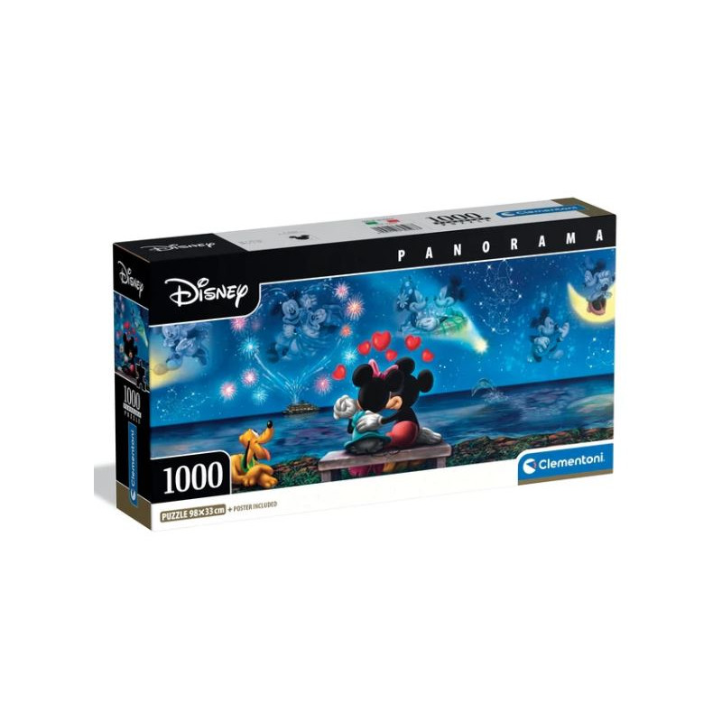 Puzzle 1000 pièces panorama - MICKEY&MINNIE