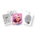 Loisirs créatifs pour enfants - CARNET DE COLORIAGE AVEC 8 STYLOS GEL MÉTALLIQUES - Livraison rapide Tunisie